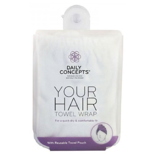 Daily Concepts Luxurious Light Purple Hair Wrap Towel - Your Hair's New Best Friend!